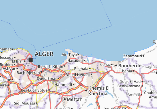 Ain Taya Map