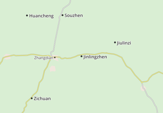 Mapa Jinlingzhen