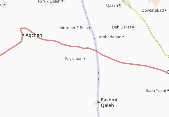 Fayzabad Map