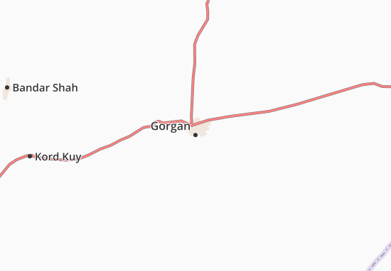 Mapa Gorgan