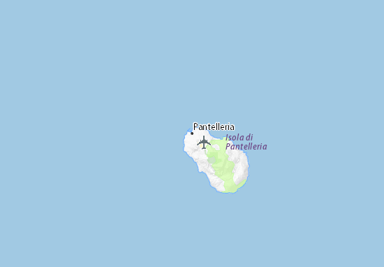 Kaart Plattegrond Pantelleria
