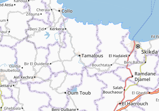 Kaart Plattegrond Tamalous