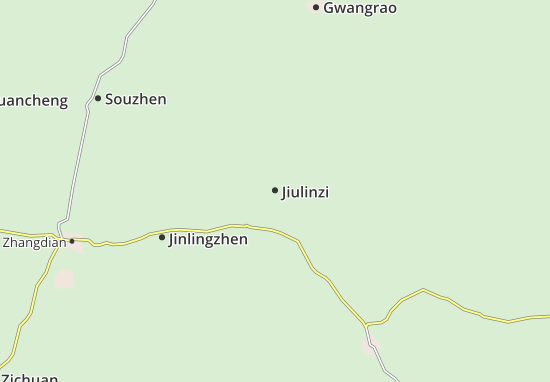 Karte Stadtplan Jiulinzi