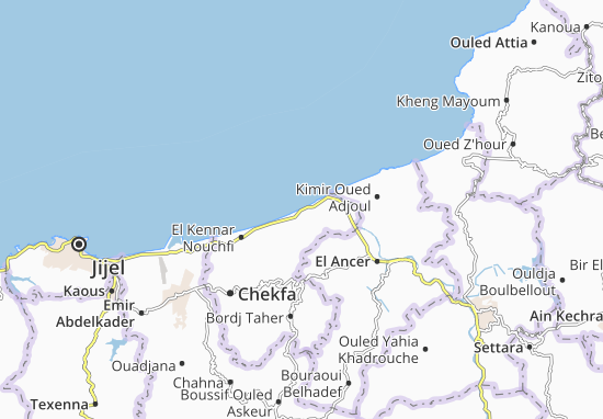 Sidi Abdelaziz Map