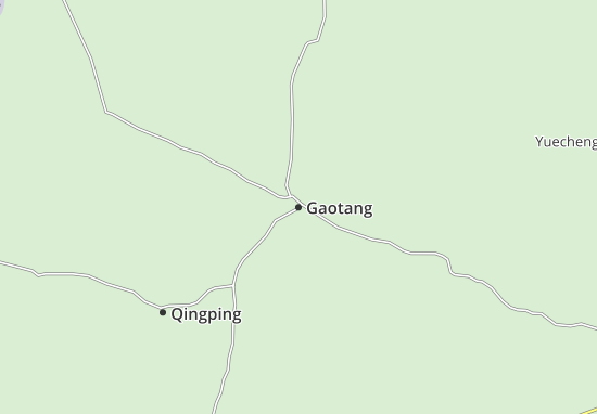 Carte-Plan Gaotang