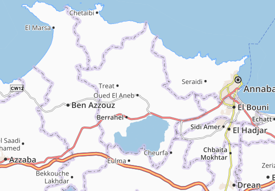 Carte-Plan Oued El Aneb