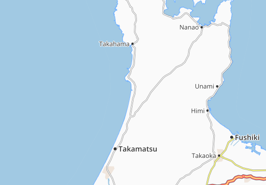 Karte Stadtplan Hakui