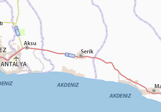 Serik Map