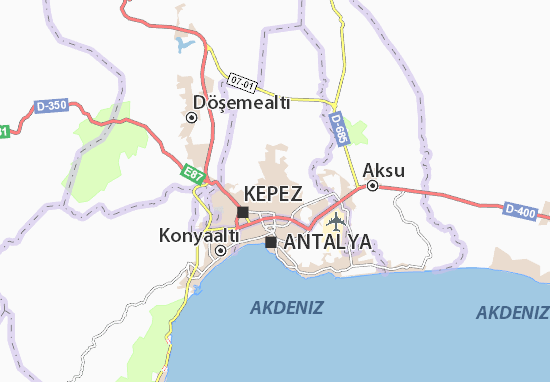 Kaart Plattegrond Osmangazi