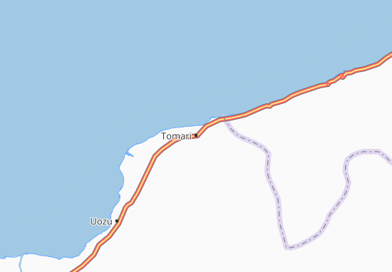 Mapa Tomari