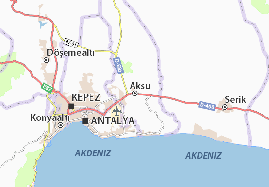 Aksu Map