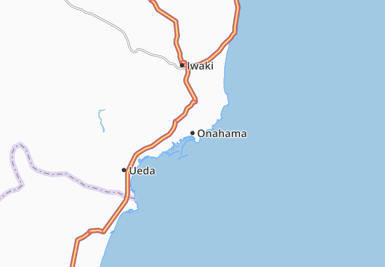 Mapa Onahama