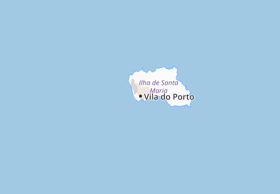 Kaart Plattegrond Vila do Porto