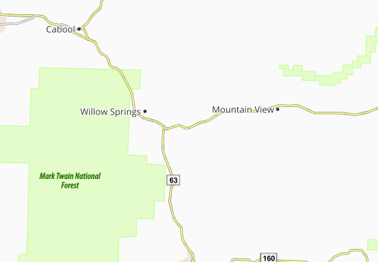 Kaart Plattegrond Hutton Valley