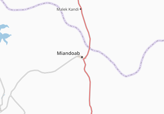 Kaart Plattegrond Miandoab