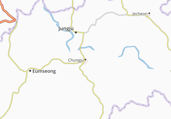Kaart Plattegrond Chungju
