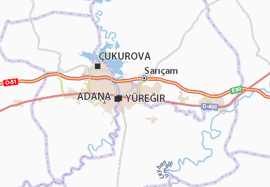 Karte Stadtplan Çamlıbel