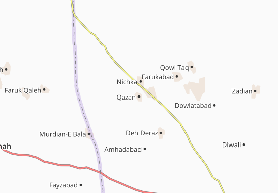 Karte Stadtplan Qazan
