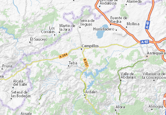 Arguillos Map