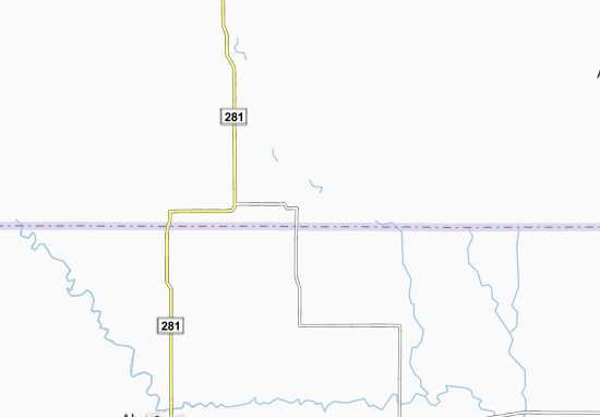 Karte Stadtplan Kiowa