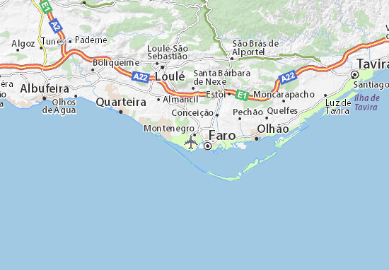 Kaart Plattegrond Montenegro