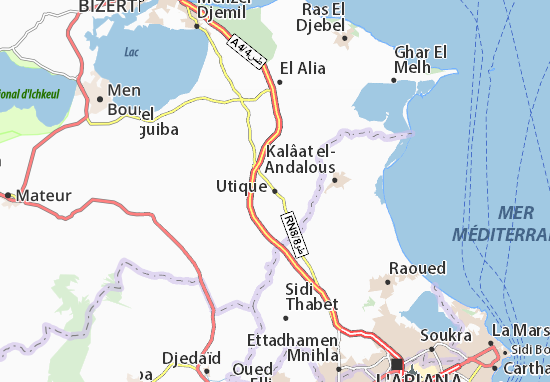 Utique Map