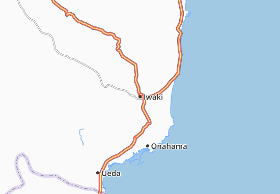 Mapa Iwaki