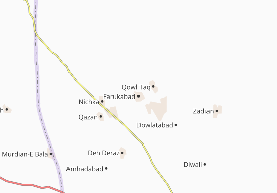 Kaart Plattegrond Farukabad