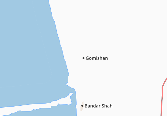 Mapa Gomishan