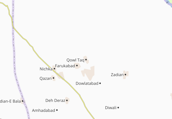 Karte Stadtplan Qowl Taq