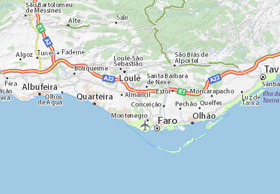 Kaart Plattegrond São Lourenço