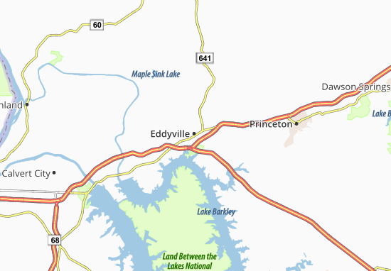 Eddyville Map