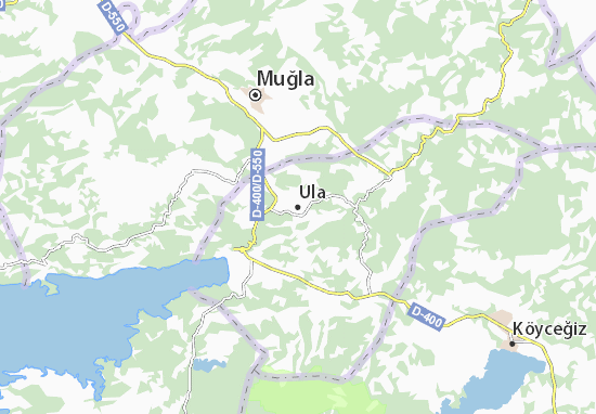 Kaart Plattegrond Ula