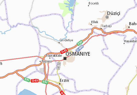 Osmaniye Map