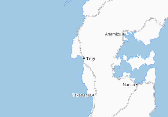 Karte Stadtplan Togi