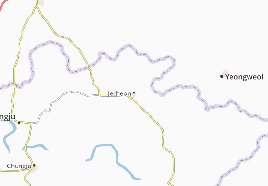 Karte Stadtplan Jecheon
