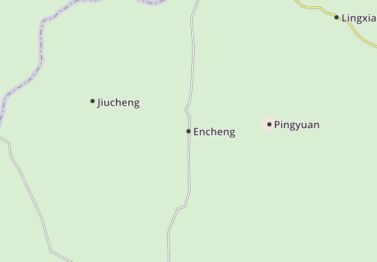 Karte Stadtplan Encheng