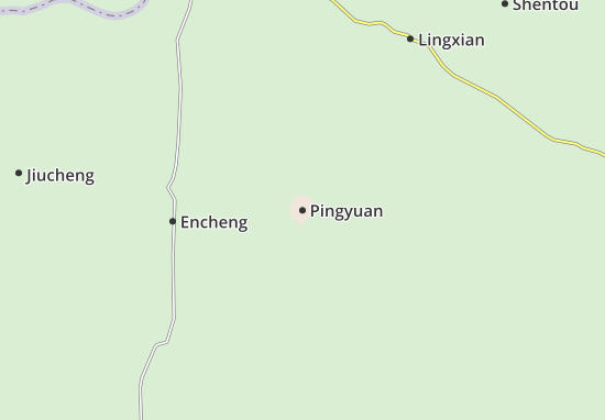 Kaart Plattegrond Pingyuan