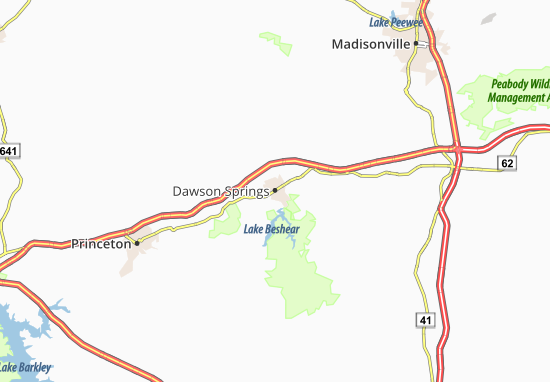 Dawson Springs Map