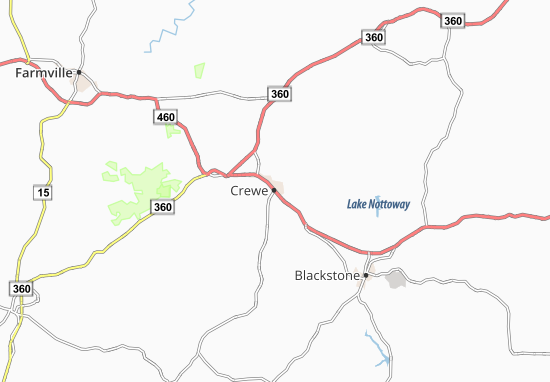 Mapa Crewe