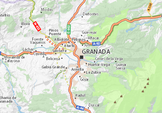 Mapa Plano Granada