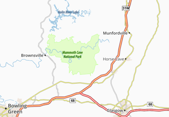 Mammoth Cave Map
