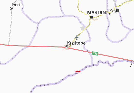 Kaart Plattegrond Kızıltepe