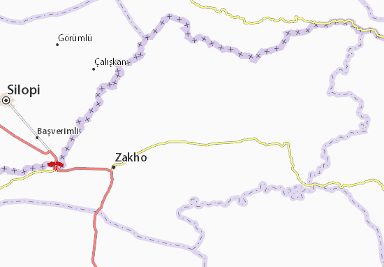 Kaart Plattegrond Zakho