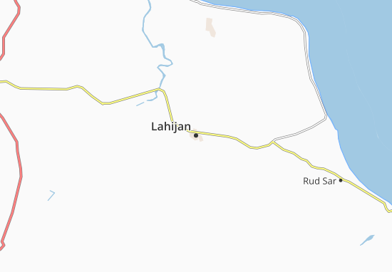 Lahijan Map