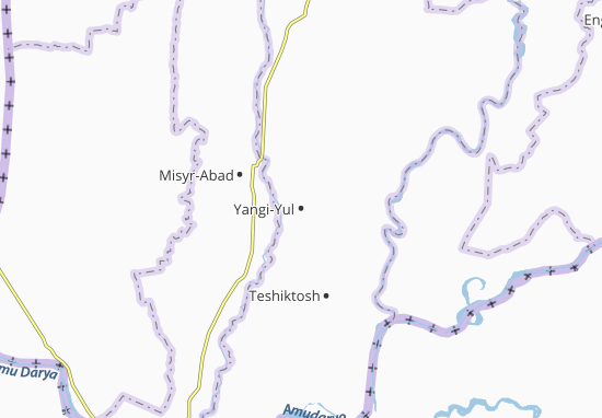 Karte Stadtplan Yangi-Yul
