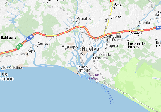 Carte-Plan Huelva