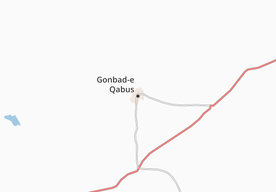 Mapa Gonbad-e Qabus