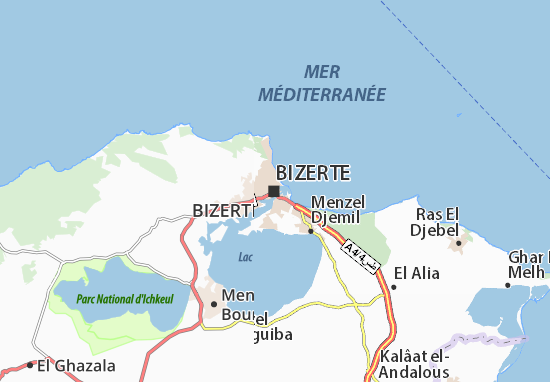Bizerte Map