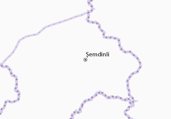 Karte Stadtplan Şemdinli